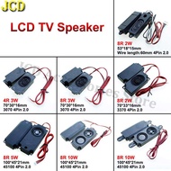 JCD 1Pair Audio Portable Speakers For Computer PC TV LCD Speaker 3070 45100 Rectangle Loudspeaker 4R