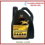 100% ORIGINAL HONDA ENGINE OIL PLATINUM SP 0W-30 FULLY SYNTHETIC - 4LITER
