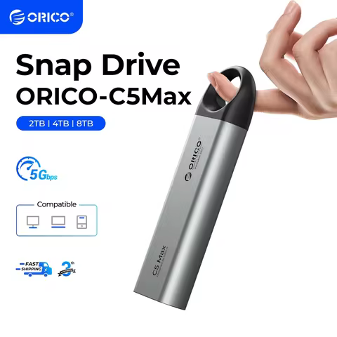 ORICO 1TB External SSD - Ultra-Fast 460MB/s Speed, Hanging Hook Design, Plug & Play, Durable & Porta