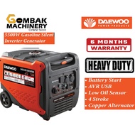 DAEWOO GDA7500iGE Silent Inverter Generator 5.5kW Max Output | Pure Sine Wave | Ultra Silent | Elect