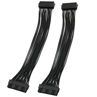 ATX Extension Cable 2PCS 12.6 inches / 32 cm ATX Motherboard 24 Pin Male to 24 Pin Female Power Supp