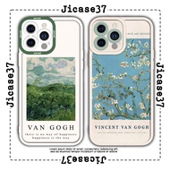 JM CASE Vincent Van Gogh square edge iphone CASE classic painting 6/6pl/6s/6spl/7/7pl/8/8pl/x/xs/11/