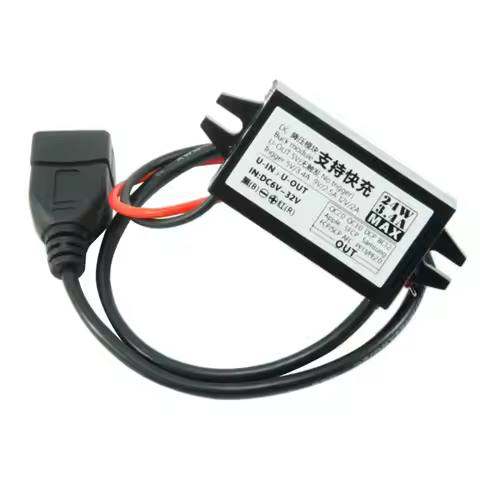 DC-DC Converter Module input 6V~32V to 5V~12V 24W USB Step Down Power Output Adapter Car Potting Wat
