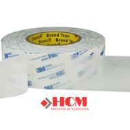 3M 9448A 100mm x 50m 3M 9448A roll of thin milky white Double Sided Tape, sticks to most materials