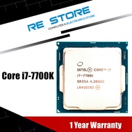 [Ready Stock] intel core I7-7700K Quad-core cpu 4.2ghz 8 Wire Engineering lga 1151 91w 14nm i7 7700k