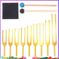 Tuning Forks Set 9Pcs 174/285/396/417/528/639/741/852/963Hz Tuning Fork, Sound Healing Tool Set for 