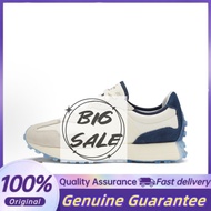 NB 327 for women and men White navy blue Low-top Running Shoes