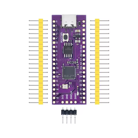 Raspberry Pi Pico RP2040 Board Lite Purple 4MB/16MB Flash Dual-Core ARM Cortex-M0+ Processor USB Typ