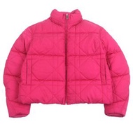 成色極佳的 DIOR ERL Dior Homme ERL 313C418A5704 Cannage 標誌貼片絎縫羽絨服，粉紅色，尺寸 48，正品，義大利製造，男士款