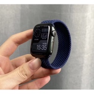 Solo Loop Nylon Elastic Band for Apple Watch Ultra 42 / 38 / 44 / 40 45mm 49mm 41mm iWatch Serie Bra