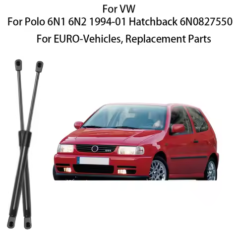 2pcs Rear Tailgate Boot Gas Struts For VW Polo 6N1 6N2 1994-2001 Hatchback 6N0827550