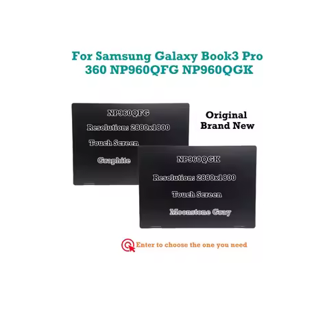 Brand New 16''For Samsung Galaxy Book4 Pro 360 NP960QGK NP960QFG LCD Touch Screen Display Assembly C