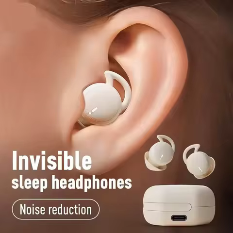 Bluetooth Earbuds,Wireless Sleep Ear Buds,Invisible Noise Cancelling Earphones,Bluetooth Sleeping He