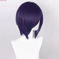 Anime Tokyo Ghoul Touka Kirishima Cosplay Wig 33cm Dark Purple Short Wigs Heat Resistant Synthetic H