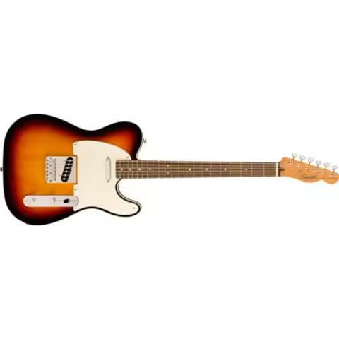 Squier Classic 60s Custom Telecaster Electric Guitar with 2-Year Warranty 3-Color Sunburst Laurel Fi