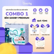 Gooby Premium diapers Night diaper specialist, 12-hour anti-spill size NB42,S38,M32,L28,XL26,XXL24,3