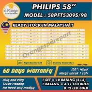 58PFT5309S/98 PHILIPS 58" LED TV BACKLIGHT (LAMPU TV) PHILIPS 58 INCH LED TV BACKLIGHT 58PFT5309S 58PFT5309