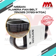 100% ORIGINAL NISSAN ALMERA FAN BELT 7PK1125 (11720-1KT0A)