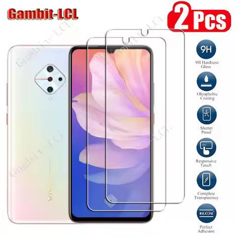 2PCS 9H Protective Tempered Glass For Vivo S1 Pro 6.38" 1920, PD1945F_EX, 1920_20 Screen Protector P