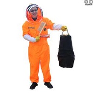 防蜂服全套透氣專用蜜蜂防護衣連身蜜蜂衣服捉蜂取蜜防蜂衣收蜂籠