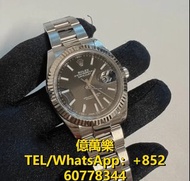 長期回收 二手手錶 名牌名錶 大牌手錶 二手名錶 Rolex 勞力士 Datejust 41 Oyster Black Index