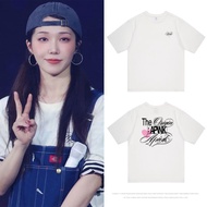 Kpop Apink Cotton Round Neck T-Shirt for Women - Summer Style