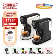 HiBREW Coffee Machine 19 Bar 4in1 Hot &amp; Cold Multiple Capsule Espresso Cafetera Pod Coffee Maker Dolce Milk Nexpresso Powder H1A