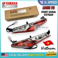 YAMAHA OREN FLASHER LIGHT SET LC135 V2 ( Vietnam ) SIGNAL LAMP SIGNAL DEPAN ORANGE 135LC NEW LAMPU S
