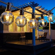 G G40 String Lights Edison Tungsten Bulb 25L European Standard Courtyard Garden Party Decoration Atm