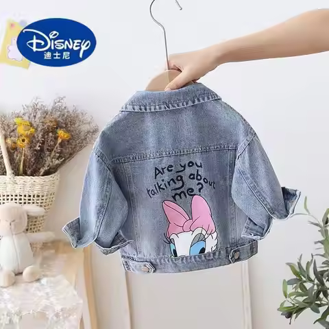 Disney Mickey Mouse Denim Jacket 2025 | Trendy Spring Fall Jacket for Boys & Girls, Fashion Outerwea