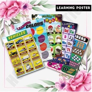 Kids Learning Poster/Poster Pembelajaran Kanak-Kanak - Set keceriaan kelas