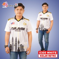 MU JERSEY MALAYSIA BERKOLAR LENGAN PENDEK DEWASA 2025 / COLLAR JERSEY SHORT SLEEVES / JERSEY MERDEKA