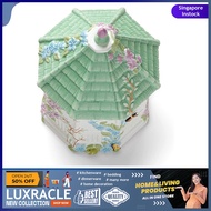 [sgstock] Lenox Butterfly Meadow Figural Gazebo Cookie Jar, 10-Inch, White - [ Cookie Jar, Gazebo ] 