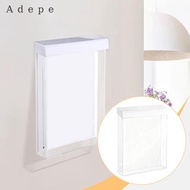 Adepe Outdoor Brochure Holder with White Lid, Acrylic, Durability, Flyer Holder, Wall Mount, Waterpr