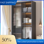Wardrobe Simple Small Wardrobe Changhong Glass Wardrobe Sliding Door Storage Cabinet Sliding Wardrob