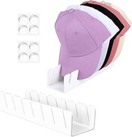 Rcbzzp Pack of 2 Acrylic Cap Holder, Acrylic Cap Organiser, Baseball Cap Organiser, Desktop Cap Hold