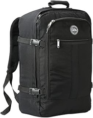 Metz 44L 55x40x20cm Travel Backpack Carry-on Carry On Cabin Luggage- Black, Black, 55x40x20, luggage