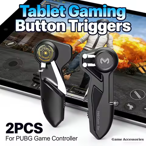 2pcs 6 Fingers Tablet Gaming Triggers High Sensitivity Silicone Gamepad for PUBG Game Controller Joy