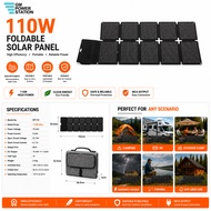 GME 110W Foldable Solar Panel portable solar panel 110w for camping, power station