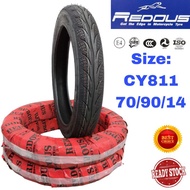 REDOUS CY811 MOTOR TAYAR 70/90/14 YAMAHA HONDA SUZUKI BENELLI WMOTO EGO GEAR SOLARIZ AVANTIZ VS125 E