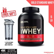 Optimum Nutrition Gold Standard Whey, 5 lb - ON Whey Protein, muscle recovery