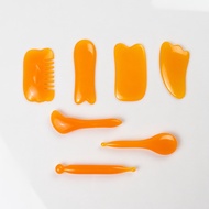 Set Gua Sha Lilin Lebah 6 Pcs Alat Urut Muka Scraping Badan & Wajah SPA Pen Akupuntur Tongkat Mata S