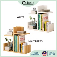 ODOSO 9.9 D4383 Sturdy Wooden Table Top Book Rack Book Shelf Table Organizer Rak Buku