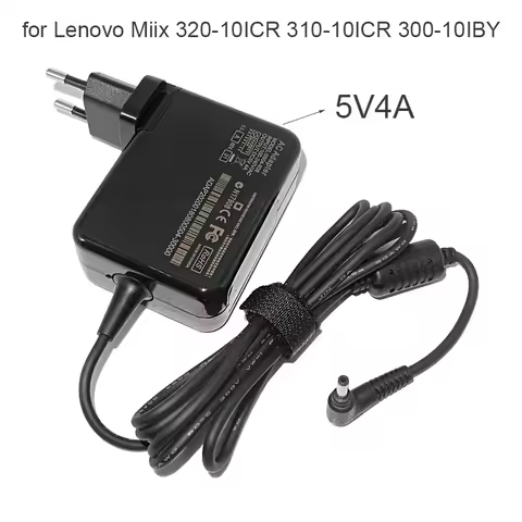 5V 4A Laptop AC Adapter Charger for Lenovo Miix 320-10ICR 310-10ICR 300-10IBY Ideapad 100S-80R2 100S
