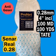 Fishing net 0.28 4 Inch 100x100 TATE - PRONET