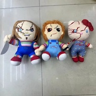 Cross-Border Halloween Creative Plush Toy Clown Back to Soul Ghost Doll Chucky Chucky Plush Doll Dol