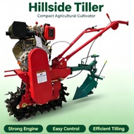 Agricultural tiller Multifunctional Track-type micro-tiller Hand-held Chain-rail type Rotary tiller 