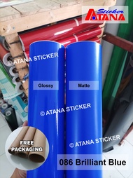 Skotlet Biru Cemerlang Glossy Doff Brilliant Blue 086 Sky Water Deep Dark Muda Tua Kilap Dop Cutting Stiker Anti Gores Iklan Reklame Plat Akrilik Aquarium Dekorasi Sticker Interior Eksterior Aksesoris Body Motor Mobil Maxdecal Profix Alternatif Oracal