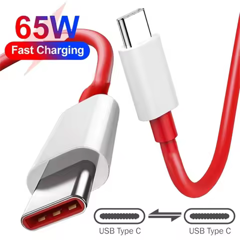 65W USB C To Type C Fast Charging Cable USB C Charge Cord For OnePlus 10 9 Pro Type-C Data Cord for 