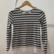 Dorothy Perkins Long-Sleeve Striped Top (Preloved - Used)